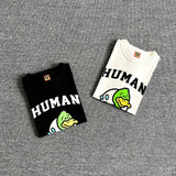 Human Made T-Shirt Tour Duck Slub Cotton Short Sleeve Loose Couple