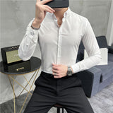 Men Shirts Long Sleeve Shirt