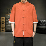 Men's T-shirt Solid Color Shirt Cardigan