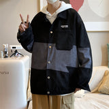 Corduroy Patch Jacket Coat Jacket Men's Spring and Autumn