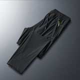 Men Trousers Casual Pants Loose Quick-Drying Straight Thin Stretch Men's Pants
