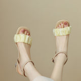 Nude Wide Fit Block Heels