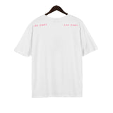 Cavempt Ce Cav @ Empt C.E Fluorescent Pink Cross Couple Short Sleeve T-shirt Men and Women