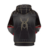 Men Spider Hoodie 3D Printed Cardigan Hoodie