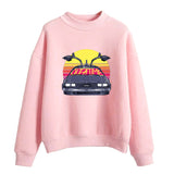 Back to the Future Costume Autumn and Winter Couple Wear Cartoon Printed Loose Sweatshirt
