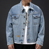 Denim Shirts Denim Jacket Men's Spring and Autumn Tops Loose