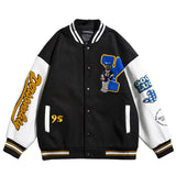 Letterman Jacket Outfit Senior Jackets Varsity Baseball Coat Men's Spring and Autumn Casual Jacket