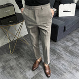 Men Trousers Men's Wide Striped Casual Pants