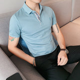Men Short Sleeve T-Shirt Short Sleeve Polo Shirt