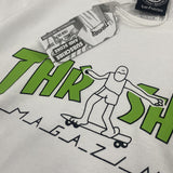 Thrasher T Shirt Summer Flame Skateboard Villain Hip Hop Printed Loose T-shirt