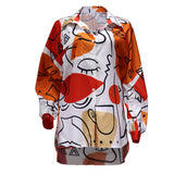 Women Bohemian Shirts Spring and Summer Fashion Long Sleeve Lapel Print Shirt