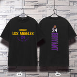 In Memory of Kobe T Shirt Commemorative Kobe Basketball Clothes No. 24 Loose Large Size Cotton