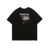 Men T Shirt Summer Casual Tops Men's Clothes Summer Wear Vintage Men's round Neck Short Sleeve Casual Loose Chocolate Bag Printed T-shirt