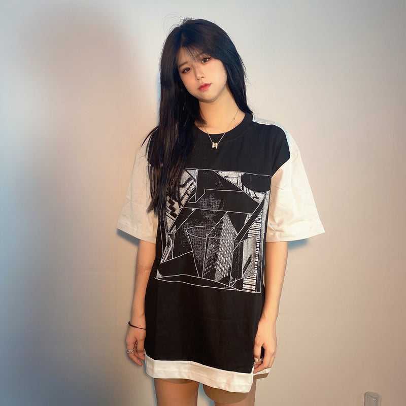 Cavempt CE Cave @ MPT Colorblock Face Short Sleeve T-shirt