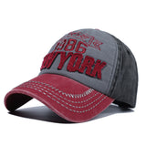 Yankee Baseball Cap English Embroidered Baseball Cap Men's and Women's Peaked Cap