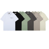 Fog T Shirt Summer Logo Polo Shirt Loose Short Sleeve Tshirt Fear Of God