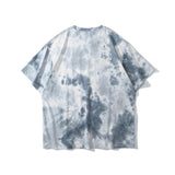 Men T Shirt Summer Casual Tops Letter Print Short-Sleeve T-shirt Men's Fashion Brand round Neck Street Fashion Loose Half Sleeve