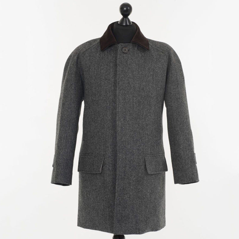 John Dutton Jacket Autumn and Winter Woolen Coat Men's Solid Color Mid-Length Trench Coat Coat