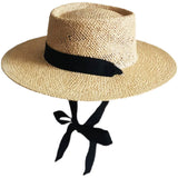 Straw Hat Sun Hat Women's Breathable Straw Sun Protection Wide Brim Top Hat