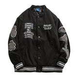 Letterman Jacket Outfit Senior Jackets Varsity Baseball Coat Vintage Overalls Jacket Casual Top