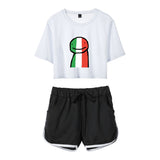 Dreamwastaken Men's Novelty Hoodies Dream Merch Shirt Printed Casual Fashion Loose Exposed Navel Suit
