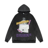 In Memory of Kobe Hoodie Oversize Loose Distressed Sweater to Commemorate Kobe