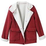 Beth Dutton Outfits Autumn Winter Coat Women's Loose Slimming Velvet Padded Thickened Coat