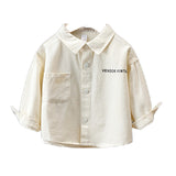 Toddler Boys Jackets Boys' Shirt Autumn Cool Handsome Top