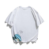 Men T Shirt Summer Casual Tops Men's Clothes Summer Wear Vintage Men's round Neck Short Sleeve Casual Loose Cartoon T-shirt