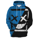 Smiley Face Hoodie Spring and Autumn Smiley Face Digital Printing Leisure Sports