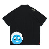 Men T Shirt Summer Casual Tops Men's Clothes Summer Wear Vintage Men's round Neck Shirt Casual Loose Cartoon Couple Shirt