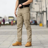 Men Stretch Work Trousers Straight Leg Pant Spring and Autumn Oversized Cargo Pants