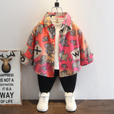 Toddler Boys Sweater Boys' Shirt Cartoon Pattern