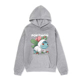 Men and Women Pokemon Pikachu Coat Men's Sweater Fleece-Lined Thickened Spring and Autumn