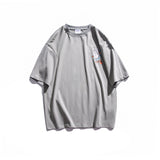 Cartoon Graffiti Short Sleeve T-shirt Men's Summer Loose Printed Top Cotton Half Sleeve T-shirt Tee