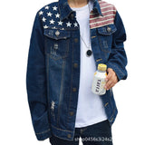 Denim Shirts Spring and Autumn Men's Denim Coat