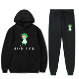 Black Rose Hoodie Qi Mu Nan Xiong's Disaster Anime Leisure Loose-Fitting Hoodie