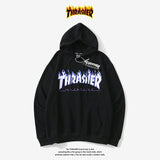 Thrasher Hoodie Autumn and Winter Leisure Men's and Women's Hoodie