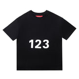 Rrr123 T-Shirt Short Sleeve Loose round Neck All-Matching T-shirt