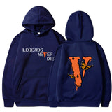 Juice WRLD in Loving Memory Hoodie Vlone & Friends Sweater Loose