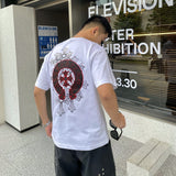 CHH Chrome Heart T Shirt Spring/Summer Embroidered round Neck Short Sleeve T-shirt for Men and Women