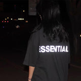 Fog T Shirt Short Sleeve Cotton Tshirt Men and Women Loose Half Sleeve Fear Of God