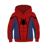 Men Spider Hoodie Spider-Man Anime 3D Sweater for Children