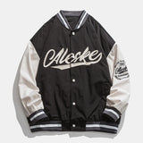 Dodgers Letter Man Jacket Outfit Senior Jackets Varsity Baseball College Coat Autumn Coat Men Loose Jacket