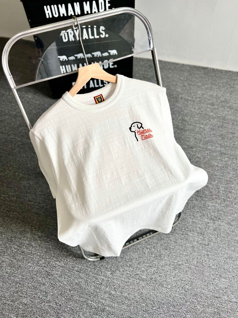 Human Made T-shirt Labrador Slub Cotton T-shirt Loose Couple
