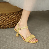 Nude Wide Fit Block Heels