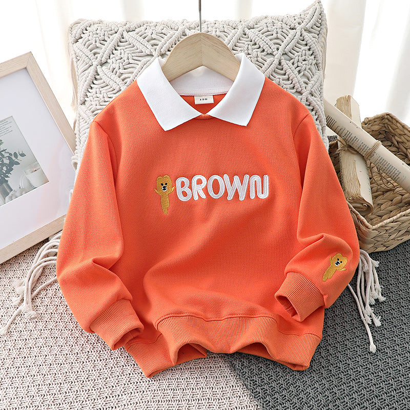Children Hoodie Sweatshirts Autumn Boy Long Sleeve Casual