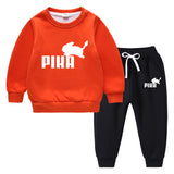 Children Pokemon Pikachu Hoodie & Pant Set Fleece Lined Padded Warm Keeping Winter Clothes Sweatershirt Suit