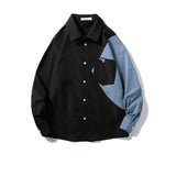 Men's Shirts Loose Casual Polo Collar Shirt