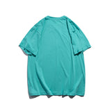 Men T Shirt Summer Casual Tops Cartoon Rabbit Rhinestone Hot Fixed Short Sleeve T-shirt